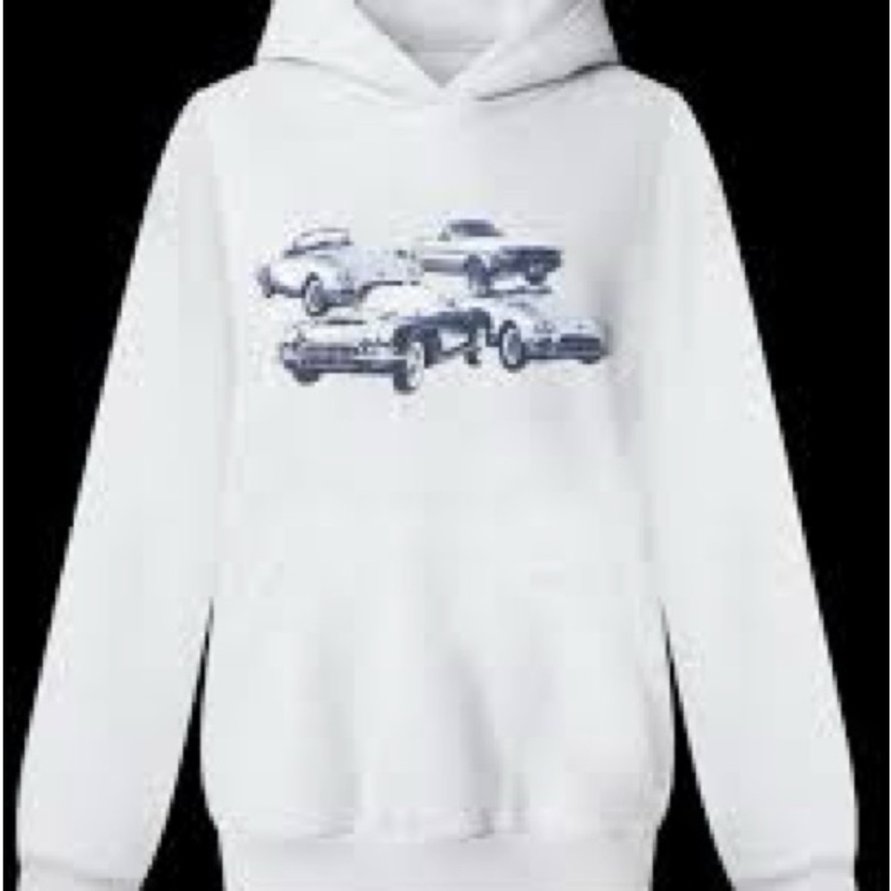 Edikted White Cozy Hoodie